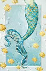Mermaid's Tail Birthday Greeting Card