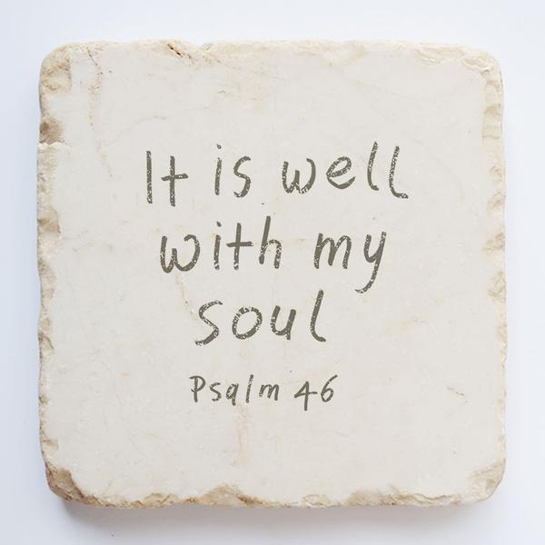 Psalm 46 Scripture Stone