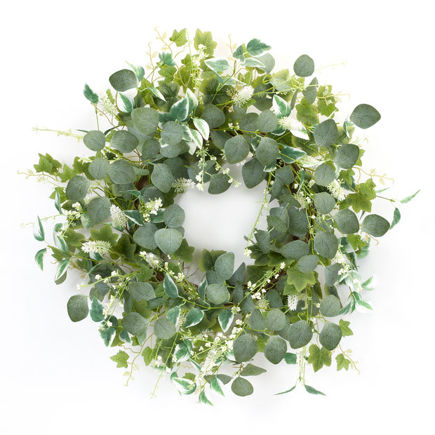 Mixed Foliage Ivy Wreath