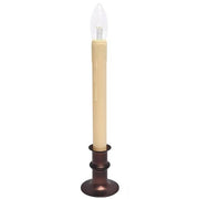 Adjustable Base Window LED Candle Antique Bronze