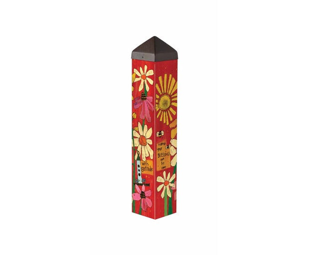 Count Your Blossoms 20" Art Pole