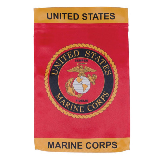 U.S. Marine Corps Symbol Lustre Garden Flag 
