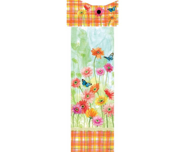 Gerbera Daisy 6' Birdhouse Art Pole