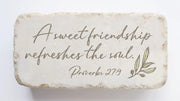 Proverbs 27:9 Scripture Stone