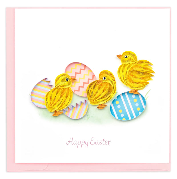 Easter Chicks Quilling Card