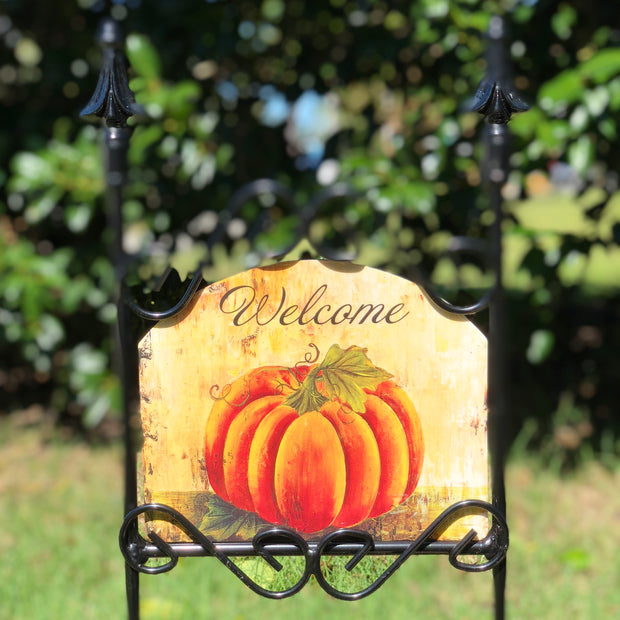 Heritage Gallery Big Pumpkin Garden Sign