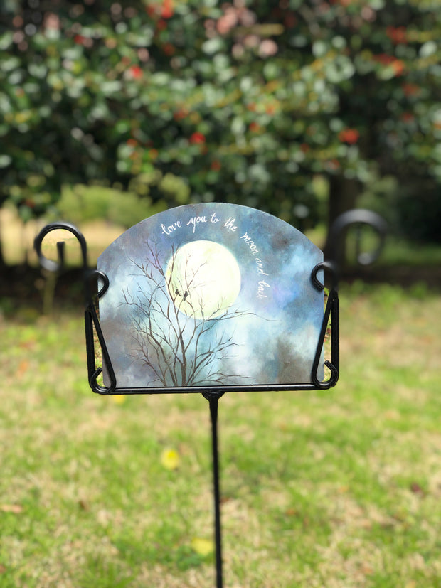 Heritage Gallery Love You to the Moon Garden Sign