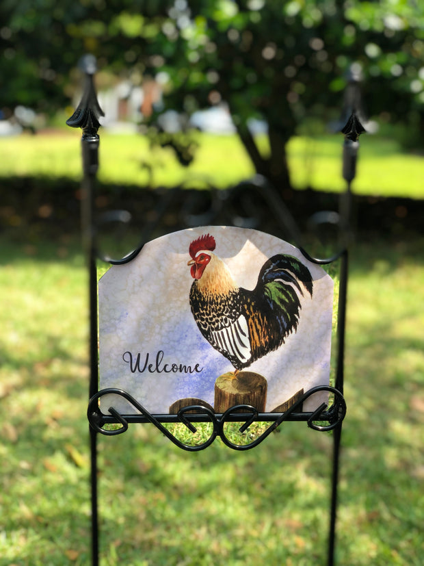Heritage Gallery Mabel's Rooster Garden Sign