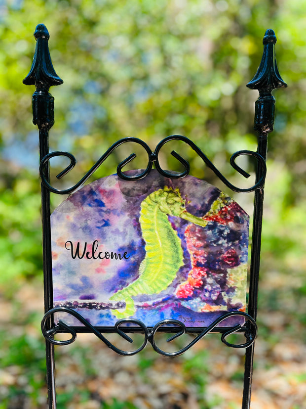 Sea Horse Garden Sign