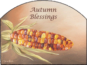 Indian Corn Autumn Blessing Garden Sign, Heritage Gallery