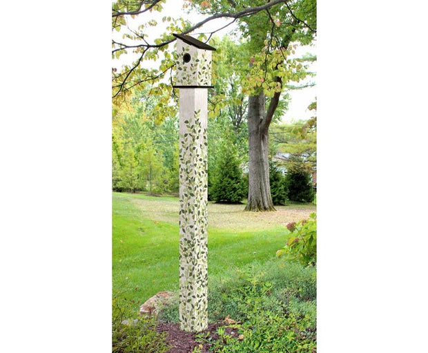 Jasmine 6' Birdhouse Art Pole