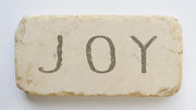 Twelve Stone Art Joy Scripture Stone, Half Block