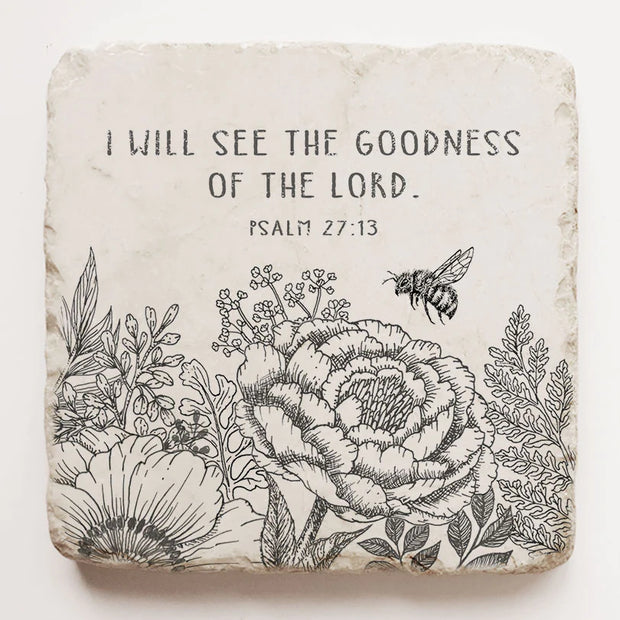 Psalm 27:13 Scripture Stone