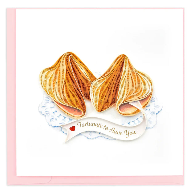 Love Fortune Cookie Quilling Card