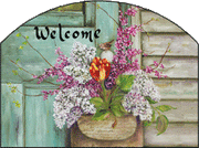 Lilac Pouch Garden Sign