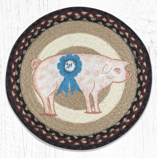 Country Collection, Printed Jute Trivets/Miniature Swatches - CLICK FOR MORE SIZES