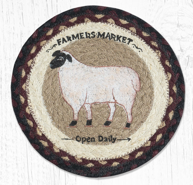 Country Collection, Printed Jute Trivets/Miniature Swatches - CLICK FOR MORE SIZES