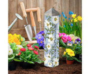 Periwinkle Daisies 20" Art Pole