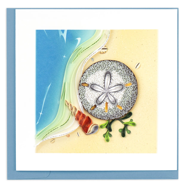 Sand Dollar Quilling Card