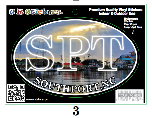 U-R Stickers Southport Yacht Basin Car Magnet