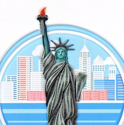 Statue of Liberty Quilling Card