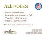 Gather & Be Grateful 40" Art Pole