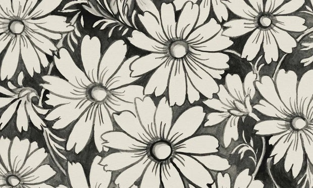 Inky Floral - Black