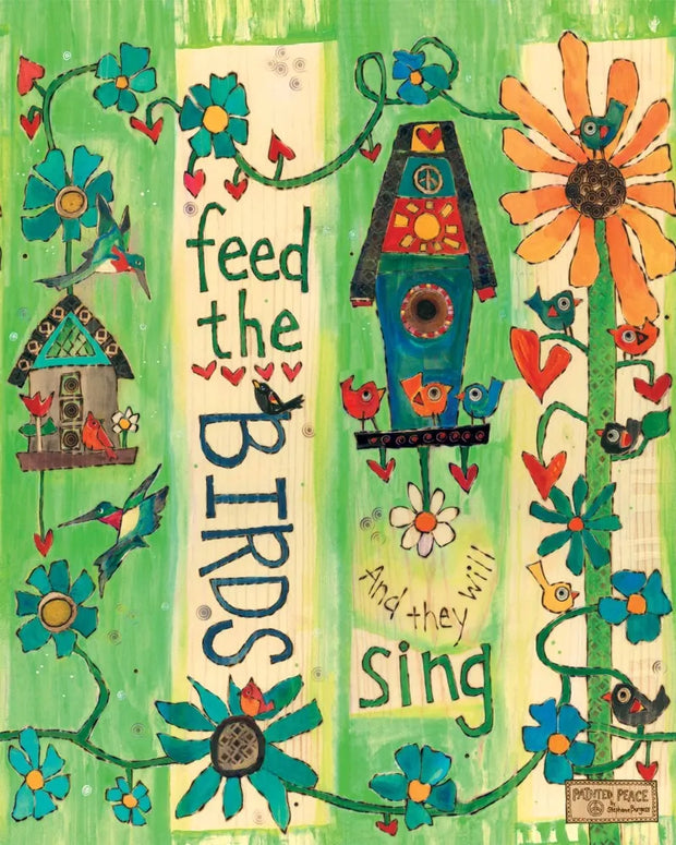 Birds Will Sing 20" Art Pole