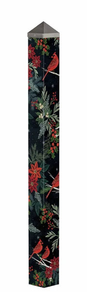 Cardinals & Berries 60" Art Pole