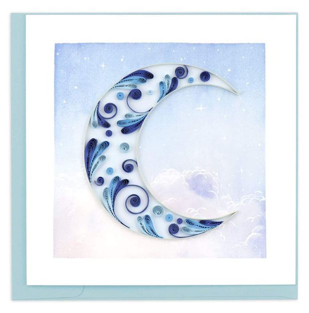 Crescent Moon Quilling Card