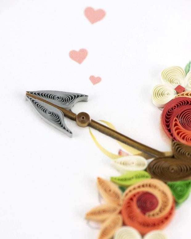 Cupid's Arrow Quilling Card