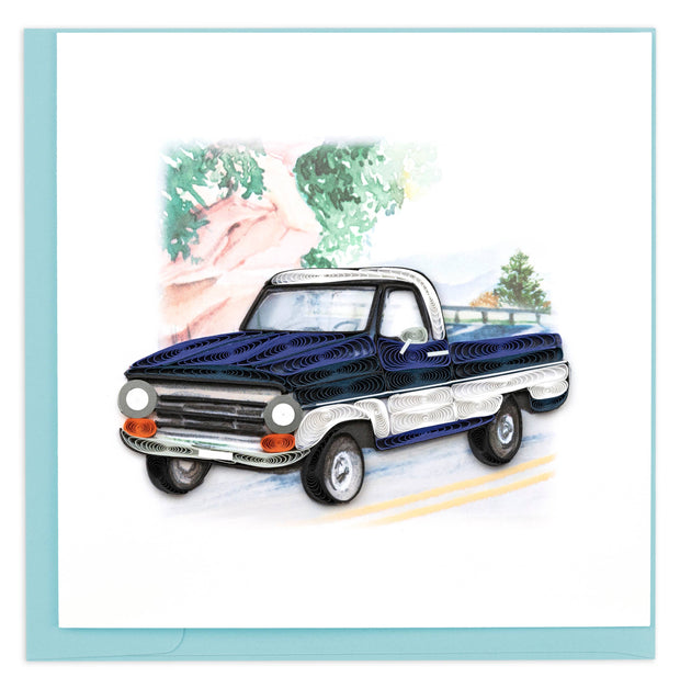 Pickup Truck Quilling Card