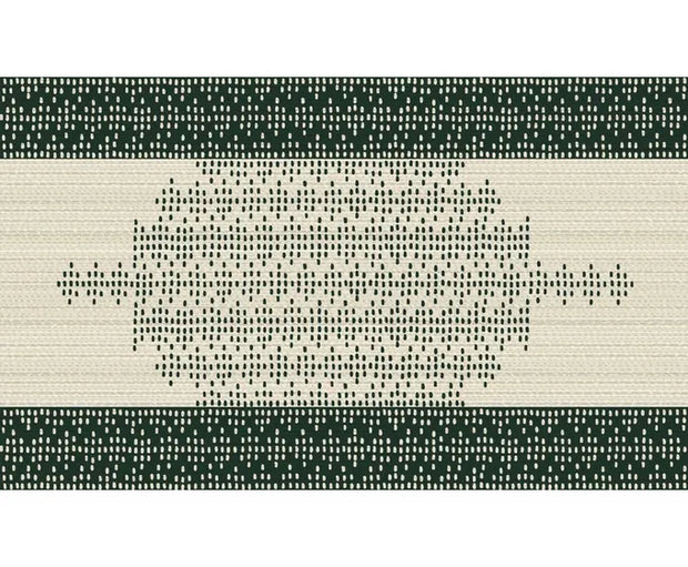 **Dotty Floral - Dark Forest 2.5' x 7'