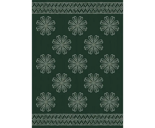 **Dotty Floral - Dark Forest 2.5' x 7'
