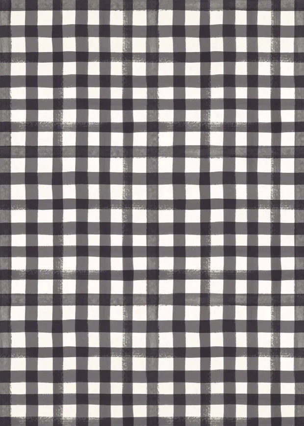 Gingham Check - Black