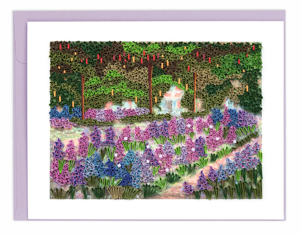 The Artist's Garden at Giverny Quilling Card