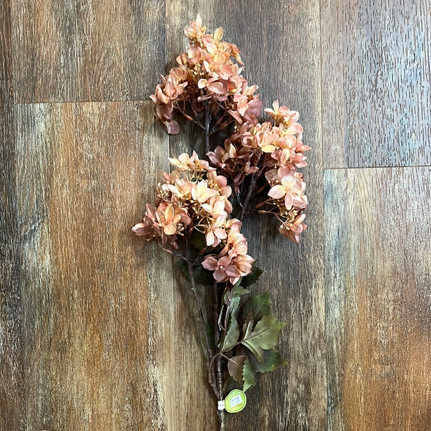 38" Hydrangea Spray Sunset