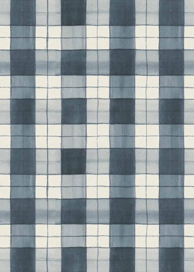 Inky Plaid - Indigo