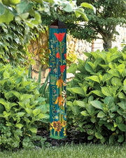 Earth Laughs in Flowers 40" Art Pole