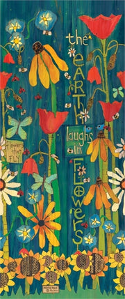 Earth Laughs in Flowers 40" Art Pole