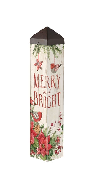 Farmhouse Birds 20" Art Pole