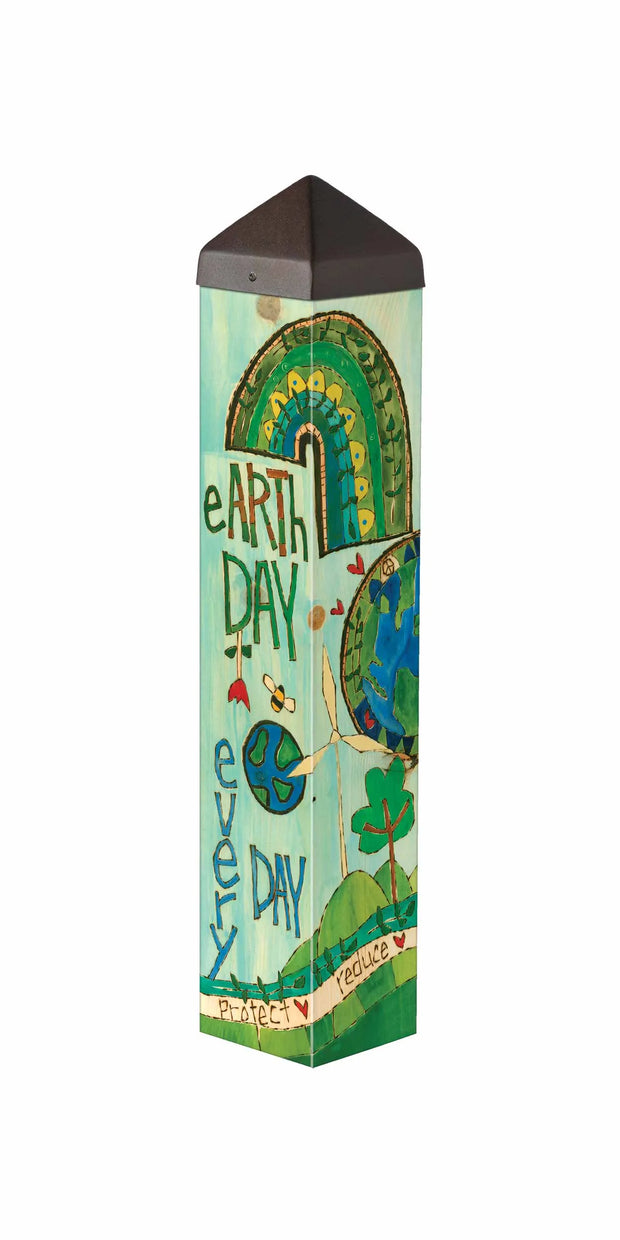 Earth Day 20" Art Pole