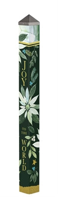 Poinsettia Joy 60" Art Pole