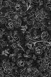 Rose Sketch - Black