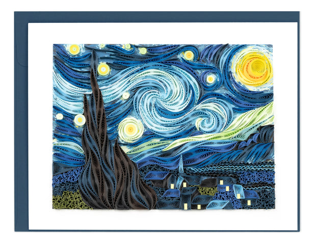 Starry Night Quilling Card