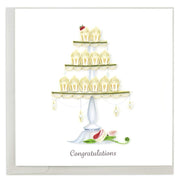 Wedding Cupcake Tower Quilling Card